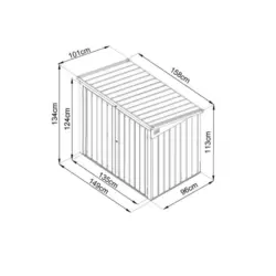 BARRACÃO P/ 2 CAIXOTES DE LIXO ZIPPER - Image 2