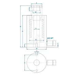 CILINDRO 12.6T RH01208 GCH HYDRAULIC - Image 2