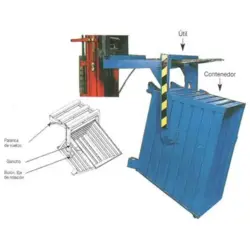 BALDE BASCULANTE 1200X1000 840L 2000KG ND - Image 2