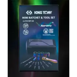 JOGO DE CHAVES CAIXA 23PCS 1/4" KING TONY - Image 4