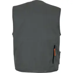 COLETE DE TRABALHO MACH 2 CINZENTO/LARANJA - Image 2