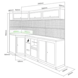 CONJUNTO MODULAR 22 PEÇAS SERIE518 JBM - Image 2