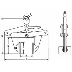 GARRA PARA BLOCOS 500 KG JAGUAR - Image 2