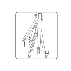 GRUA 2T COM BRAÇO GIRATÓRIO 360° KING TONY - Image 4