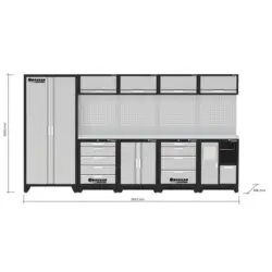 MOBILIÁRIO DE OFICINA 5 ELEMENTOS INOX DRAKKAR - Image 2