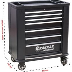 CARRO FERRAMENTAS 7 GAVETAS 2 PORTAS DRAKKAR - Image 6