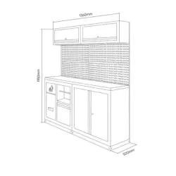 CONJUNTO MODULAR 12PCS SERIE527 EXTENSÃO JBM - Image 2