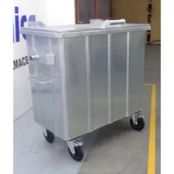 CONTENTOR LIXO 800LT GALVANIZADO - Image 2