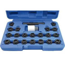 JOGO CHAVES P/ PARAFUSOS ANTI ROUBO AUDI 21 PÇS TOOLHUB