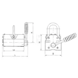 MAGNETO DE ELEVAÇÃO PERMANENTE 1T GAYNER - Image 2