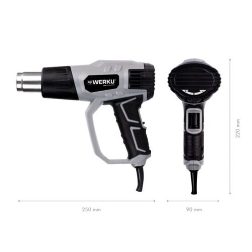 PISTOLA DE AR QUENTE 2000W WERKU