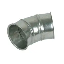 CURVA 45 ° CRAVADO EM AMBOS OS LADOS Ø 100MM HOLZSTAR