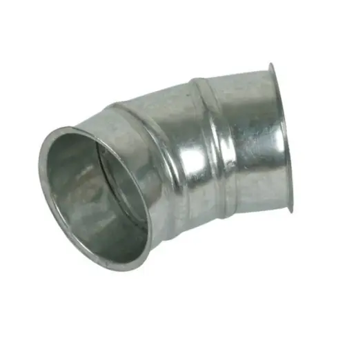 CURVA 45 ° CRAVADO EM AMBOS OS LADOS Ø 100MM HOLZSTAR CURVA 45 ° CRAVADO EM AMBOS OS LADOS Ø 100MM HOLZSTAR