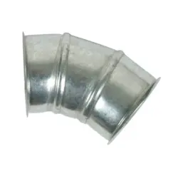 CURVA 45 ° CRAVADO EM AMBOS OS LADOS Ø 100MM HOLZSTAR