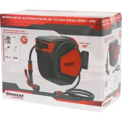 ENROLADOR AUTOMÁTICO MANGUEIRA ÁGUA 20M 11MM DRAKKAR - Image 2