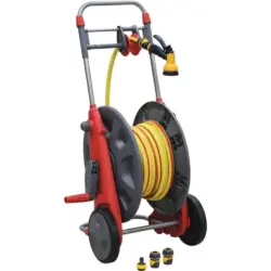 ENROLADOR MANGUEIRA 25M 15MM DRAKKAR