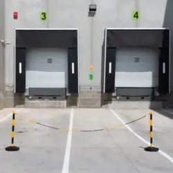 POSTE PVC BALIZAMENTO AMARELO/NEGRO JBM - Image 5