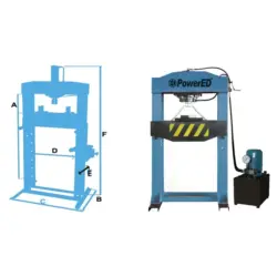 PRENSA 100T PESP100E POWERED