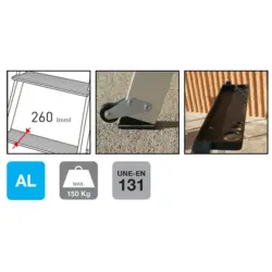 BANCO ESCADA PROFISSIONAL TBP-3X1 GAYNER - Image 2