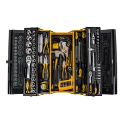 CAIXA METÁLICA COM FERRAMENTAS 89 PEÇAS VITO