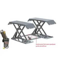 ELEVADOR TESOURA MOVEL 230V 3TON PSL3M POWERED