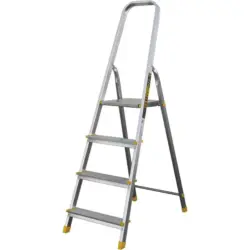 ESCADOTE 4 DEGRAUS ALUMÍNIO/AÇO 150KG STILKER