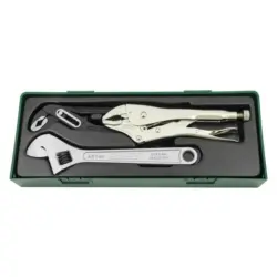 JOGO DE 2 ALICATES E CHAVE INGLESA JONNESWAY