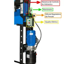 PRENSA ELECTRO-HIDRÁULICA 100T HIDRÁULICO MÓVEL RAVIOL - Image 7