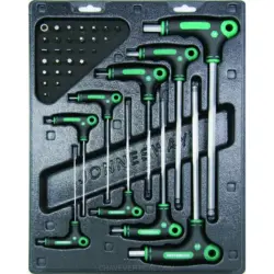 SET 9 CHAVES HEXAGONAIS DE PONTA ESFÉRICA JONNESWAY